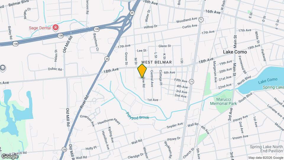 1901 Meadow Rd Map and Location Details