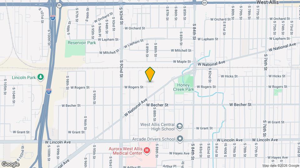 8820 W Rogers St Mapa y Detalles de la Ubicación