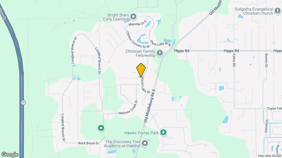 9684 Hazel Lake Dr Map and Location Details