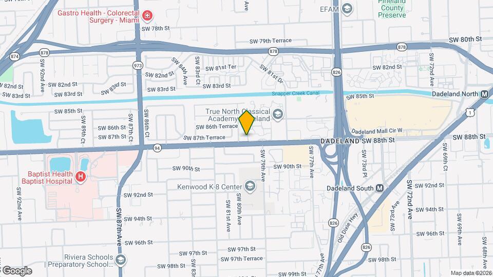 8124 SW 87th Terrace Map and Location Details