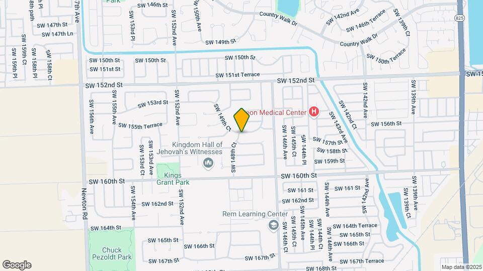 14850 SW 156th St Mapa y Detalles de la Ubicación