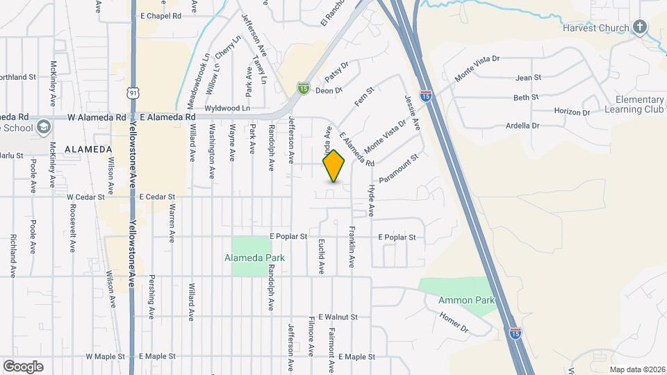 1100 E Cedar St N Mapa y Detalles de la Ubicación