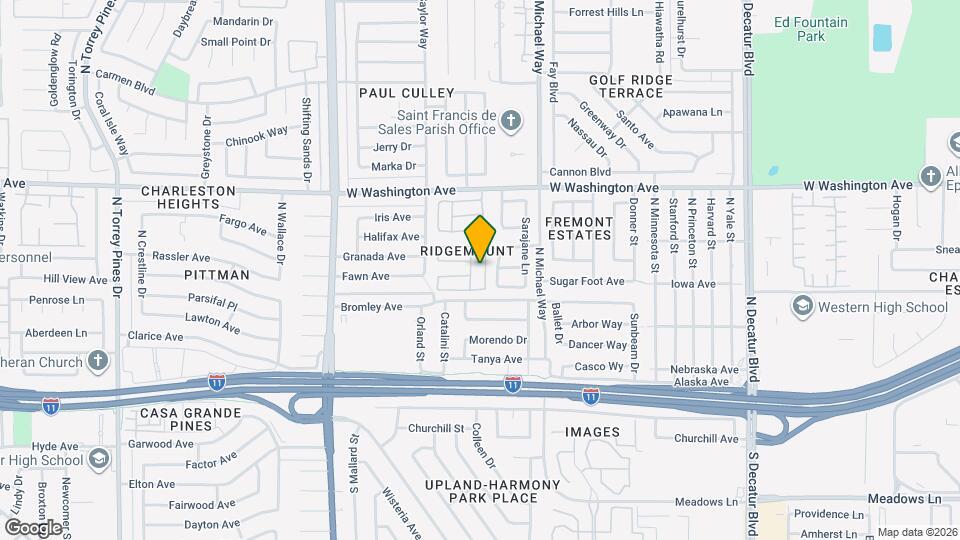 600 Woodmount Dr Map and Location Details