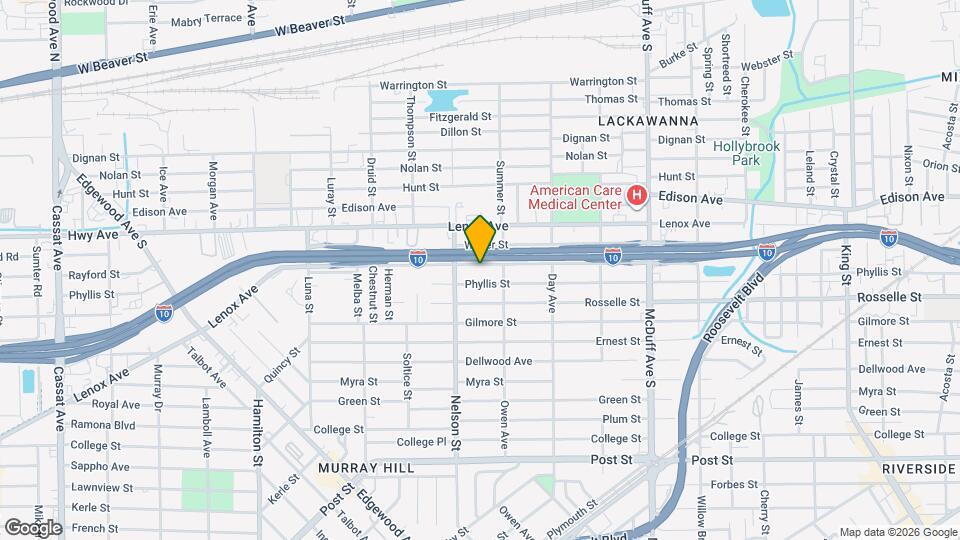 3332 Rayford Street Mapa y Detalles de la Ubicación