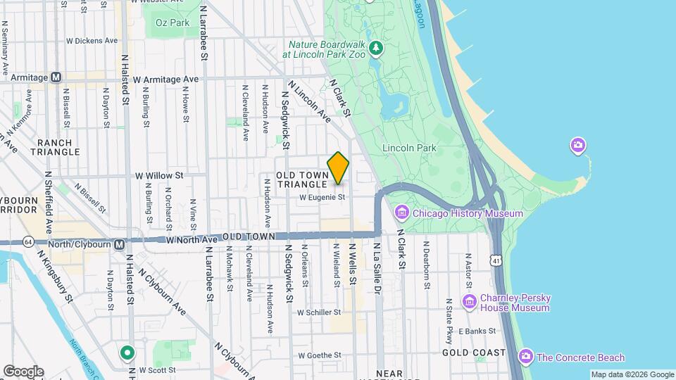 1701 N Crilly Ct Map and Location Details