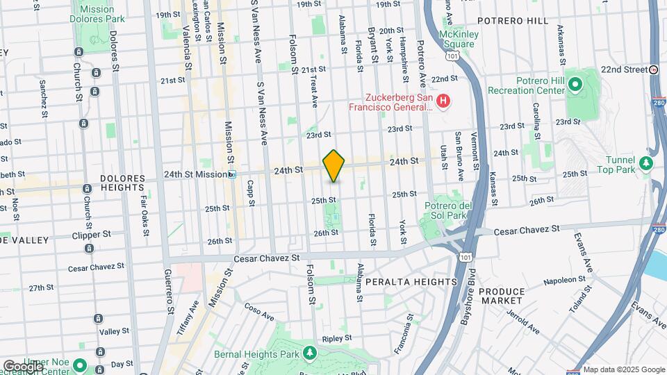 2864 Harrison St Mapa y Detalles de la Ubicación