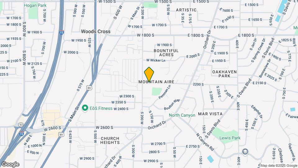 159 W 2200 S Map and Location Details
