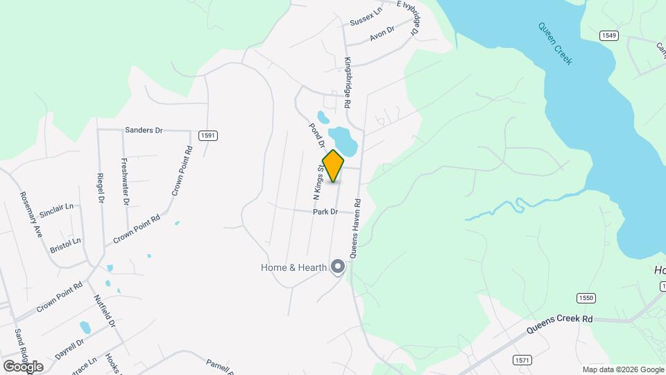 109 N Queens St Map and Location Details