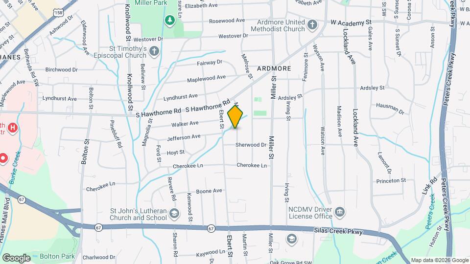 1126 Martin St Map and Location Details