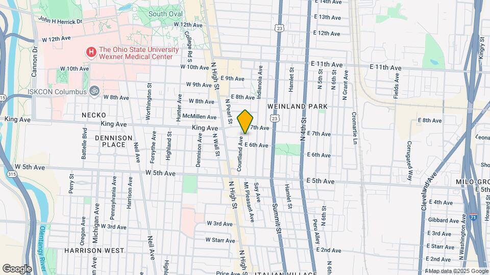 1332 Courtland Ave Mapa y Detalles de la Ubicación