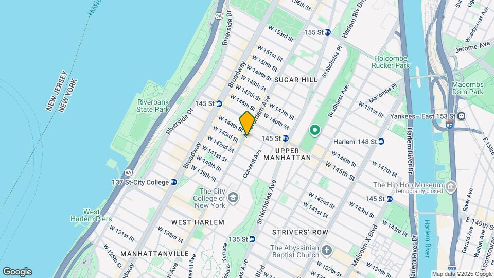 1689 Amsterdam Ave Map and Location Details
