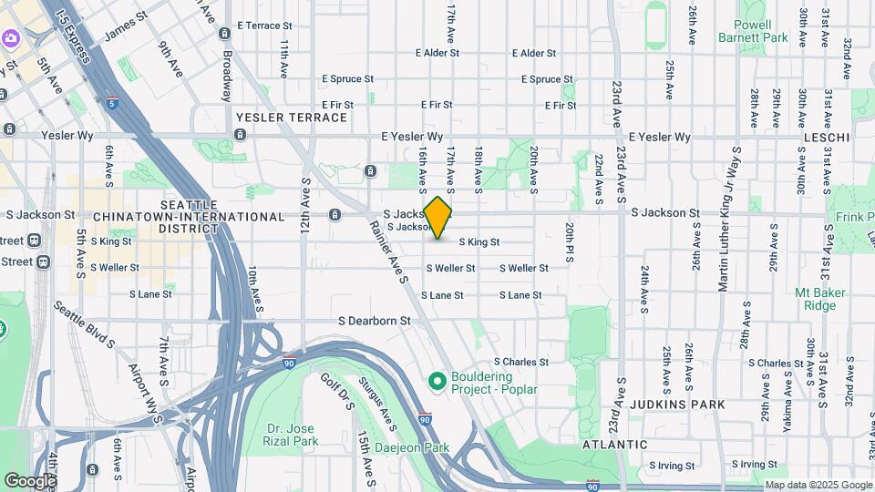 1615 S King St, Unit Unit B Map and Location Details
