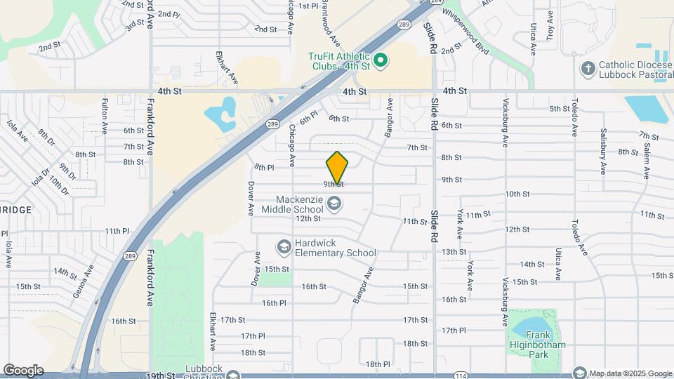 5419 9th St Map and Location Details