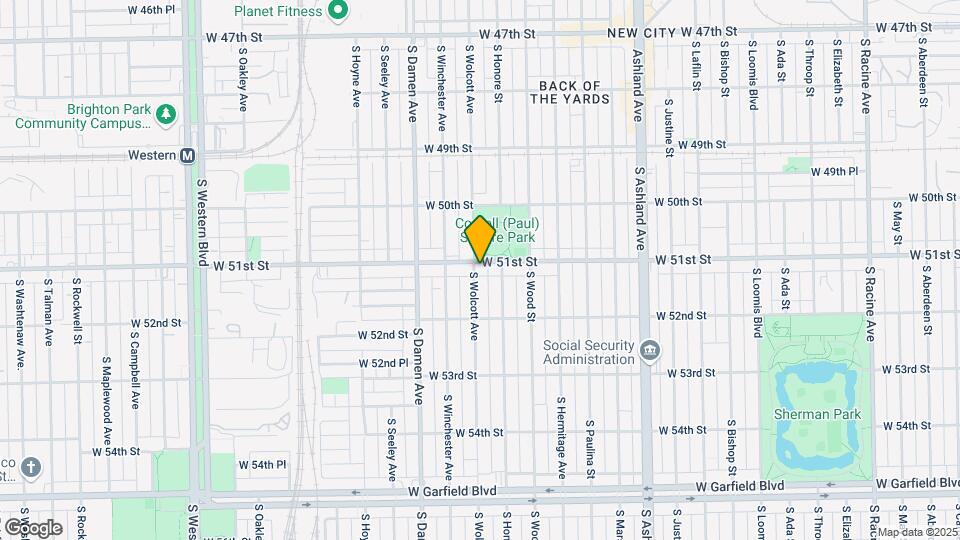 1855 W 51st St Map and Location Details