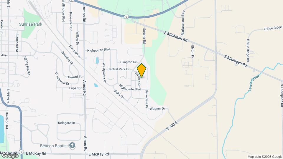 840 Olmsted Dr Mapa y Detalles de la Ubicación