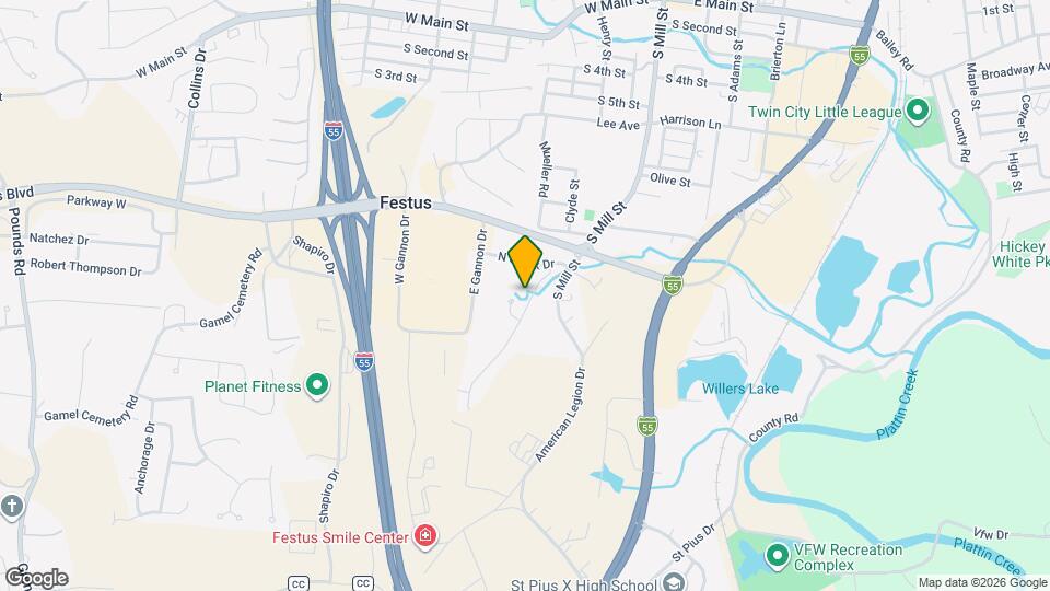 709 Woodside Creek Dr Mapa y Detalles de la Ubicación