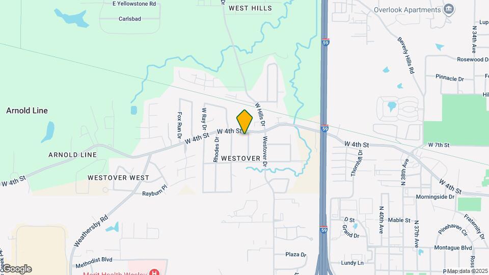 103 W Hills Dr Map and Location Details