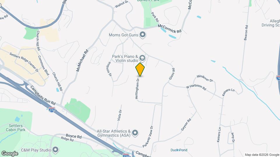 133 Nottingham Dr Map and Location Details