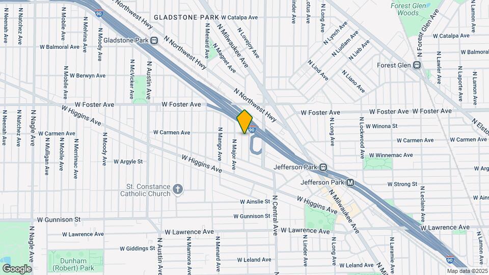 5052 N Parkside Ave Map and Location Details