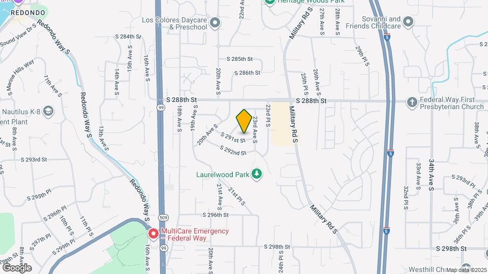 2228 S 291st St Map and Location Details