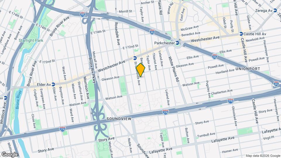 1150 Saint Lawrence Ave Mapa y Detalles de la Ubicación