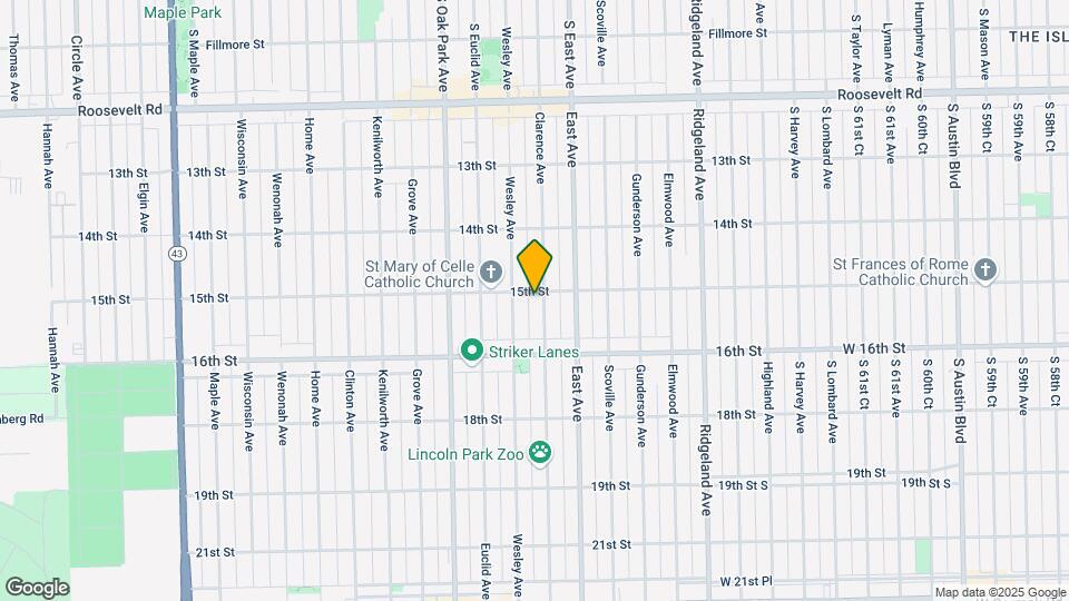 1504 Clarence Ave Map and Location Details