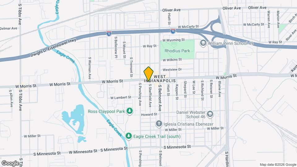 1210 S Sheffield Ave Map and Location Details