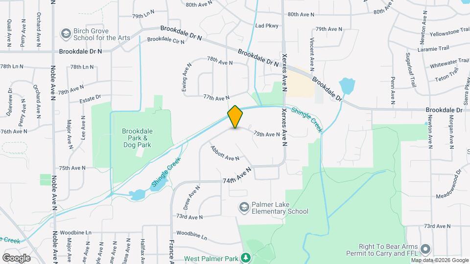 3401 75th Ave N Map and Location Details