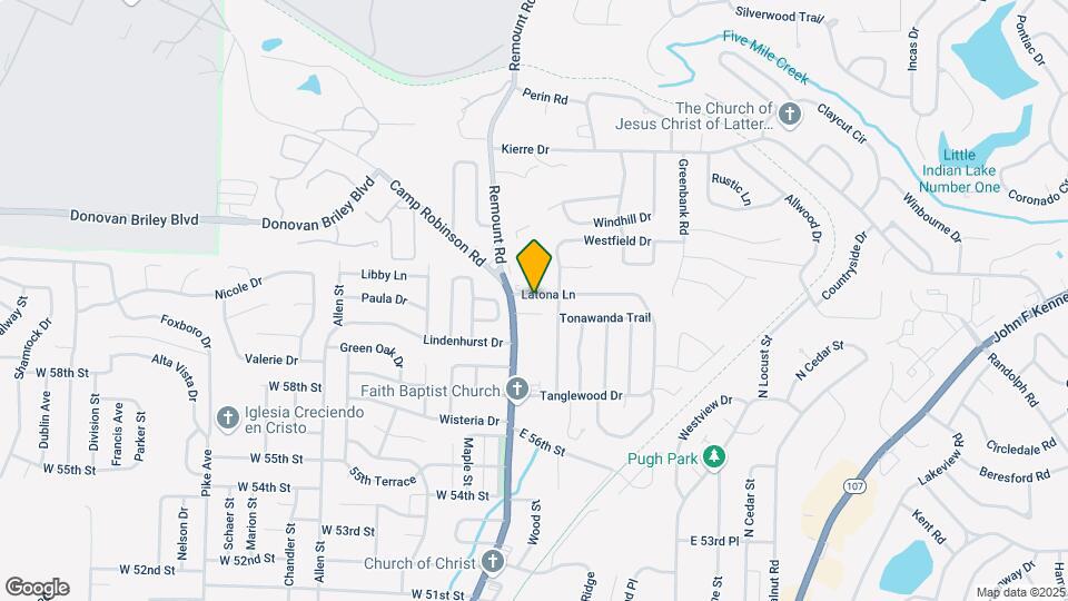 116 Latona Ln Mapa y Detalles de la Ubicación
