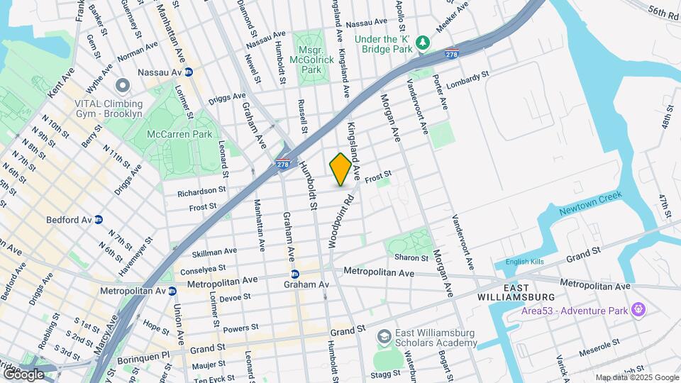 236 Frost St Mapa y Detalles de la Ubicación