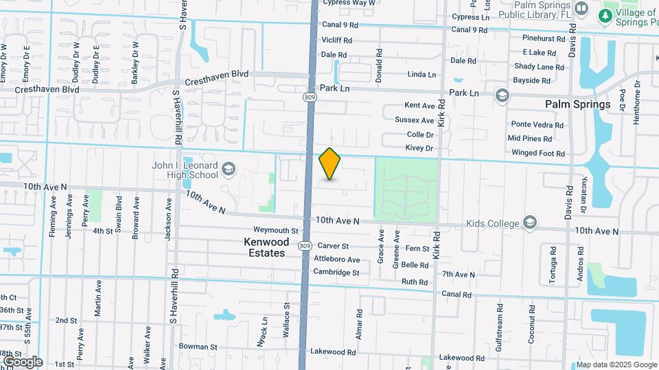 4421 Broadway St Map and Location Details
