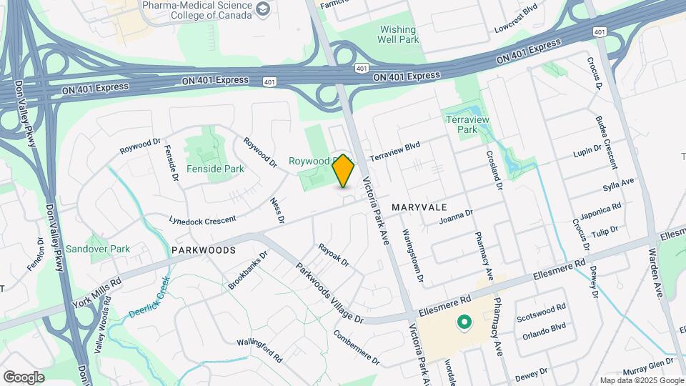 1350 York Mills Rd Map and Location Details
