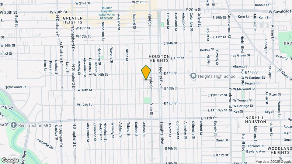 1324 Allston St Map and Location Details