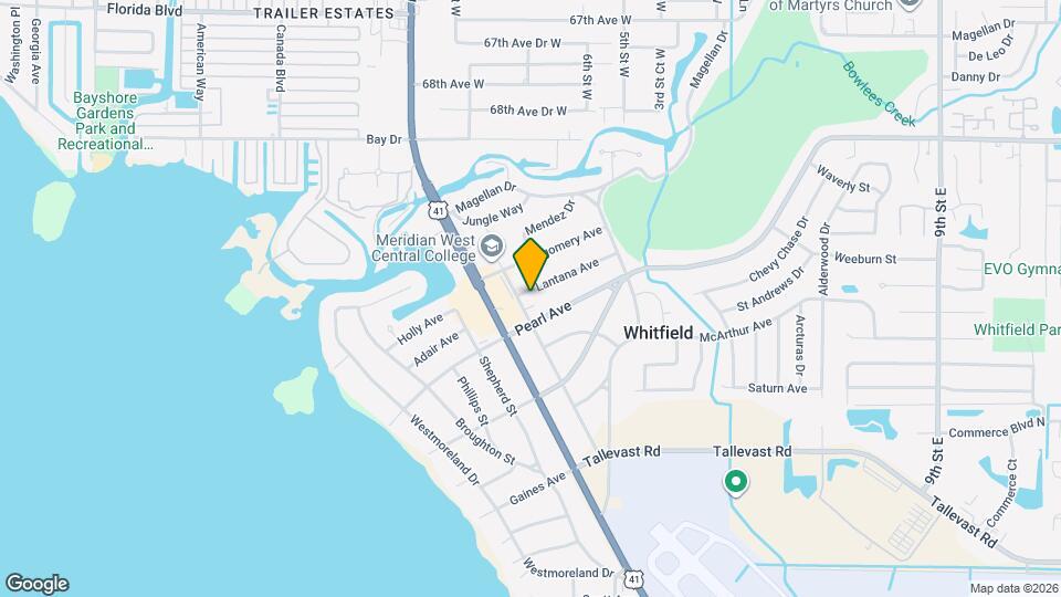 304 Lantana Ave Map and Location Details