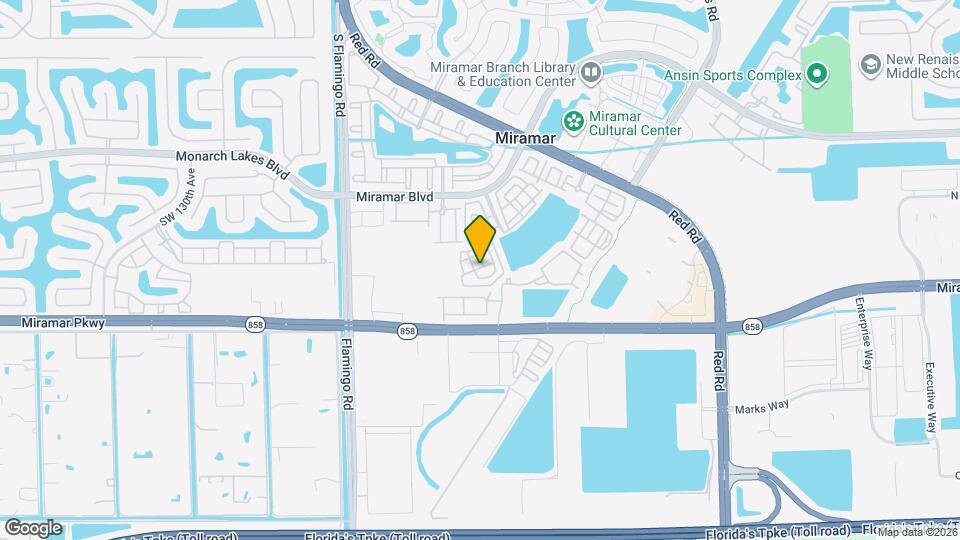 11980 SW 29th St Map and Location Details