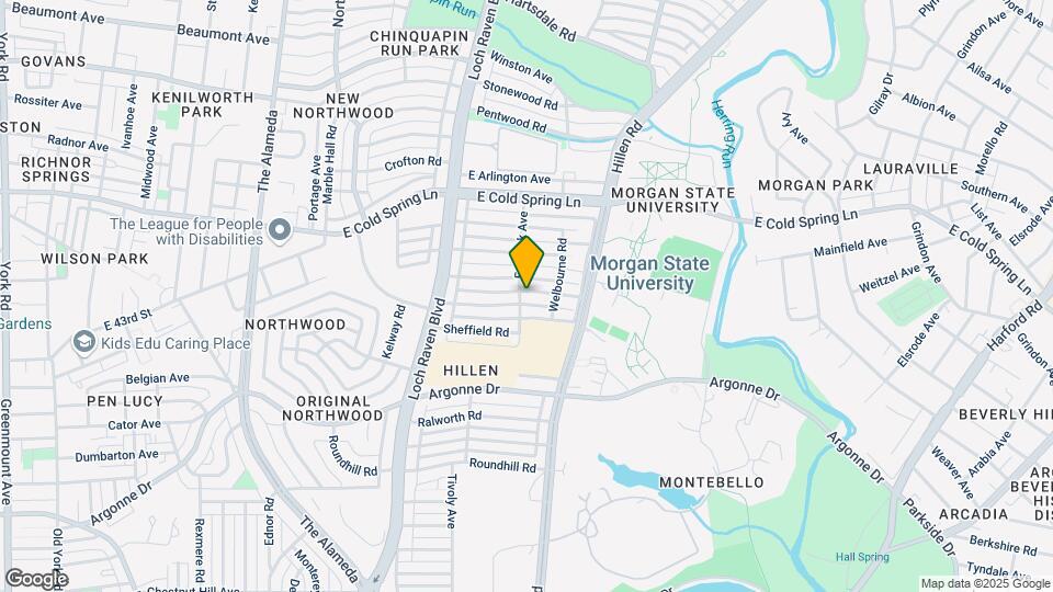 1604 Lochwood Rd Map and Location Details