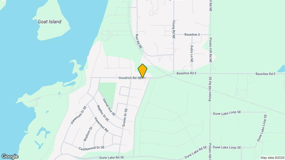 9545 Goodrich Rd SE Map and Location Details