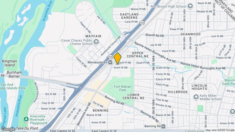 4020 Grant St NE Map and Location Details