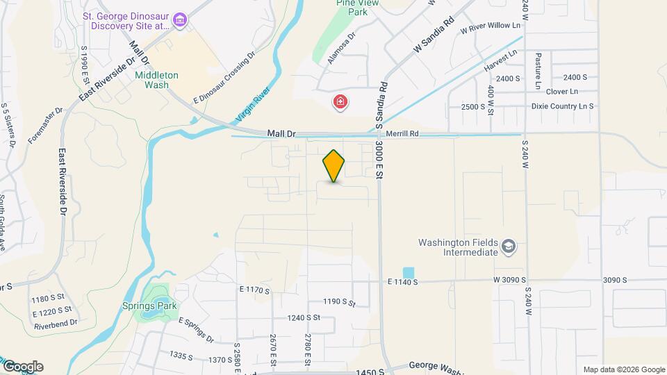 2882 E Snowberry Dr Map and Location Details