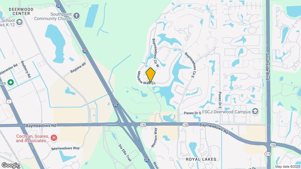 8118 Meadow Walk Ln Map and Location Details