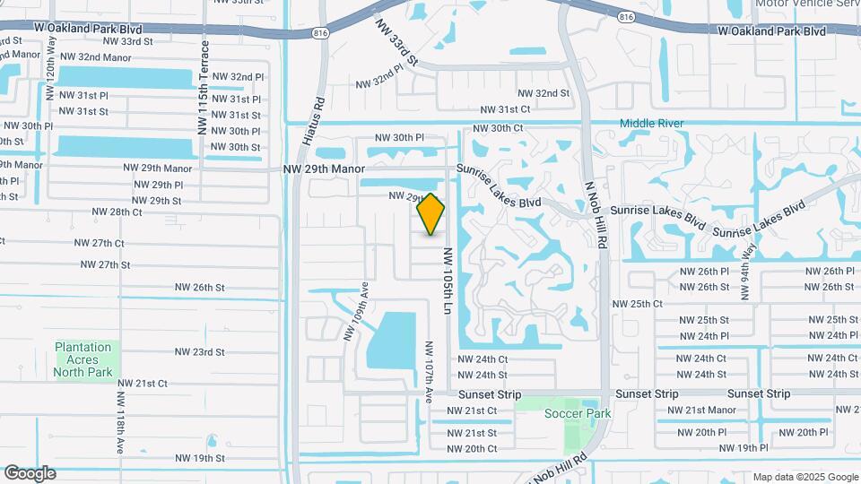 10631 NW 28th St Map and Location Details