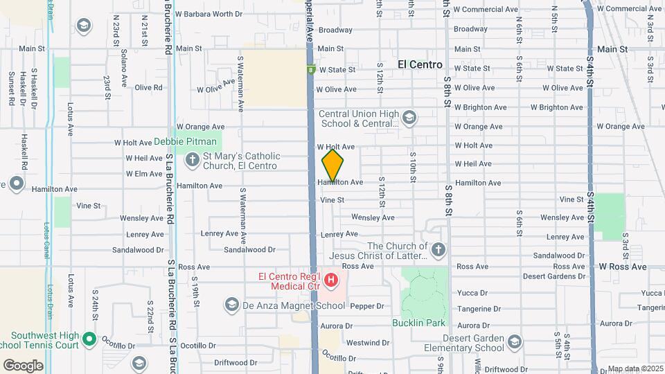 1467 Hamilton Ave Map and Location Details