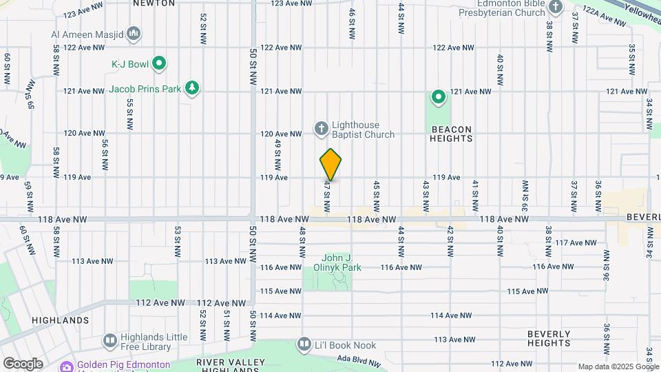 11829-11847 47 St NW Map and Location Details