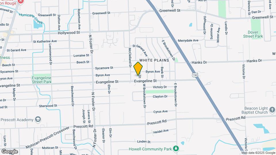 Evangeline Place Apartments Mapa y Detalles de la Ubicación
