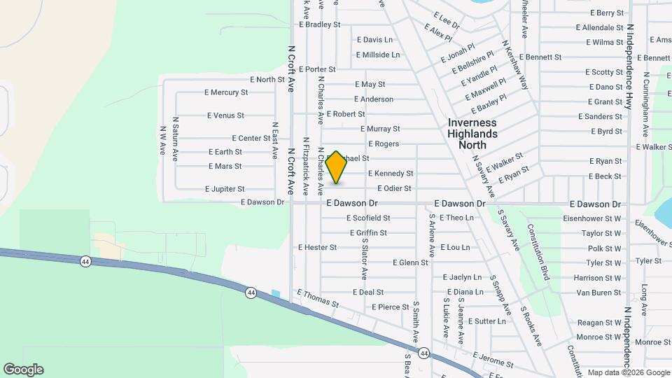 3070 E Odier St Map and Location Details