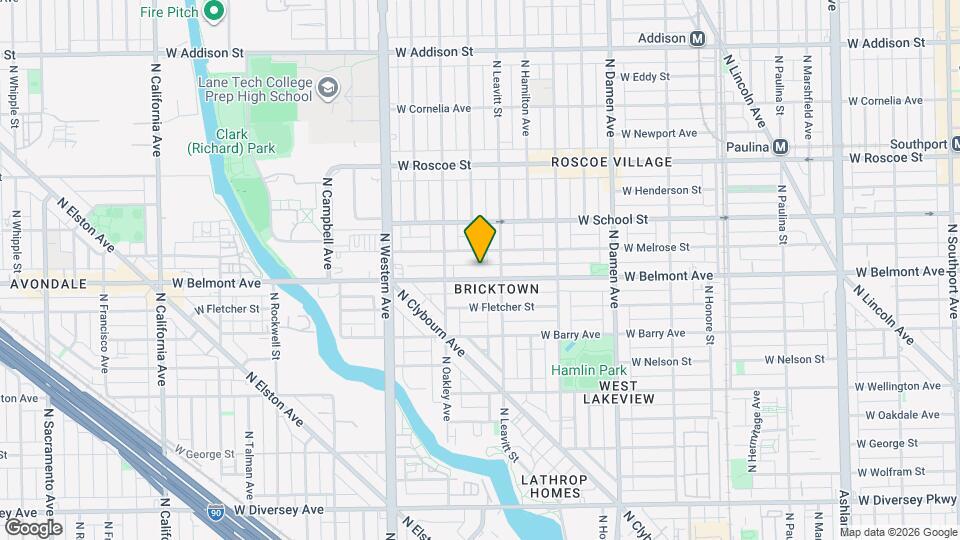 2218-2222 W Belmont Ave Map and Location Details