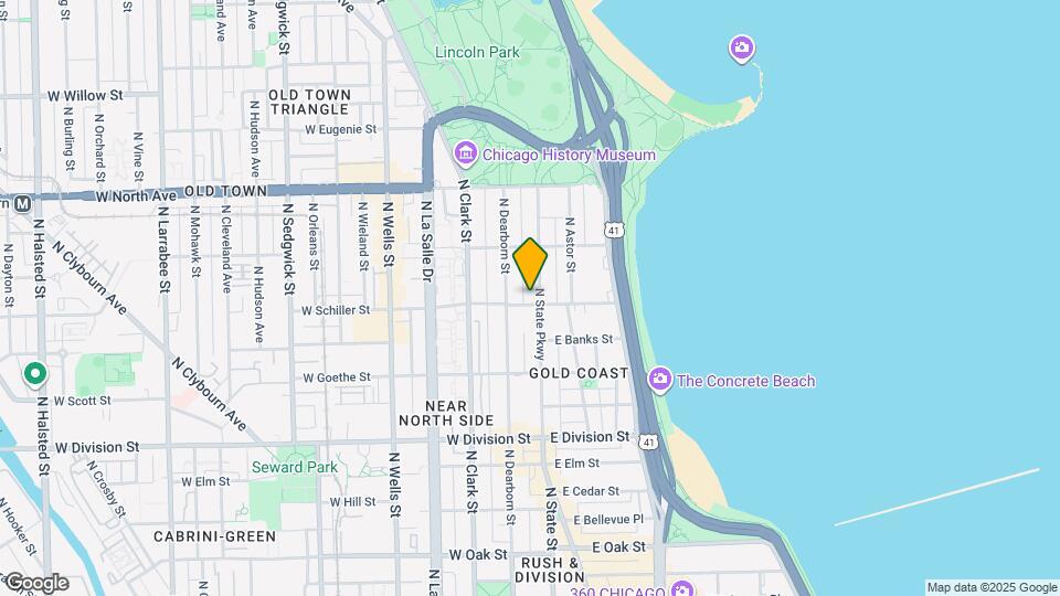 1400 N State Pky Map and Location Details