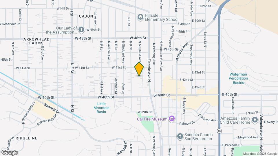 361 W 41st St Map and Location Details