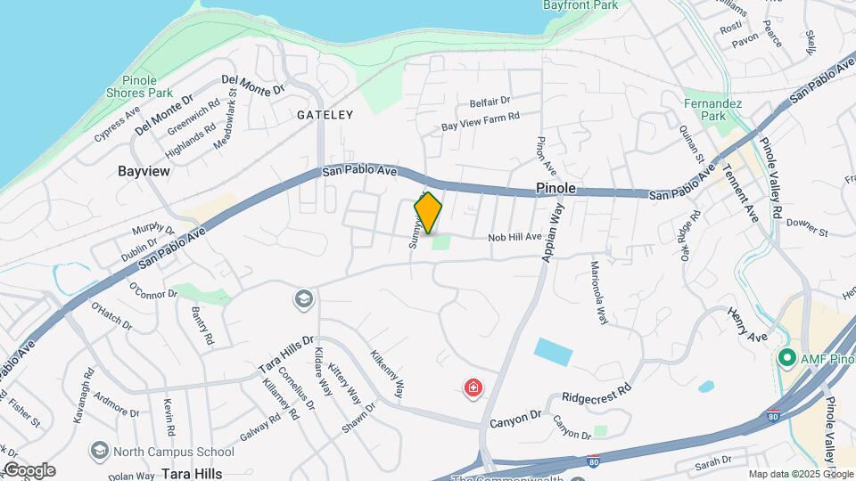 995 Nob Hill Ave Map and Location Details