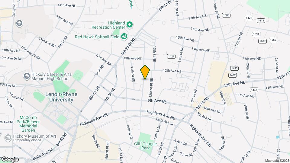 1038 12th St NE Map and Location Details